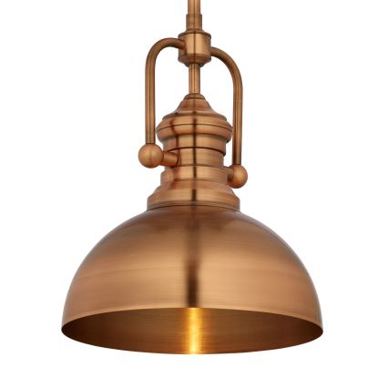 Jupiter 1788 - PT 1  - Candelabro pendente PLATINO 1xE27/60W/230V cobre