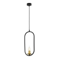 Jupiter 1809 - PI1 E14 - Candelabro num fio PONTI 1xE14/40W/230V preto antigo