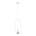 Jupiter 1813 - PI1 E14 - Candelabro num fio PONTI 1xE14/40W/230V branco