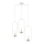 Jupiter 1814 - PI3 E14 - Candelabro num fio PONTI 3xE14/40W/230V branco