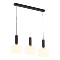 Jupiter 1854 - VA3 - Candelabro num fio VANES 3xE27/60W/230V dourado/preto antigo
