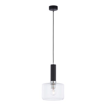 Jupiter 1855 - VA1 - Candeeiro suspenso VANES 1xE27/60W/230V cromado brilhante/preto