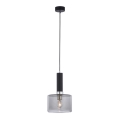 Jupiter 1858 - VA1 - Candelabro num fio VANES 1xE27/60W/230V prata/preto antigo