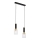 Jupiter 1865 - TU2 - Candelabro num fio TULUZA 2xE27/60W/230V dourado