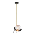 Jupiter 1890 - Candelabro suspenso PLANET 1xG9/10W/230V dourado