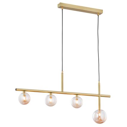 Jupiter 1899 - Lustre suspenso por cabo NEPTUN 4xG9/14W/230V dourado