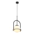 Jupiter 1912 - Pendente ROSSO em cabo 1xE27/15W/230V, preto