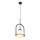 Jupiter 1912 - Pendente ROSSO em cabo 1xE27/15W/230V, preto