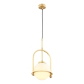 Jupiter 1913 - Lustre suspenso ROSSO com cabo 1xE27/15W/230V dourado
