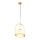 Jupiter 1913 - Lustre suspenso ROSSO com cabo 1xE27/15W/230V dourado