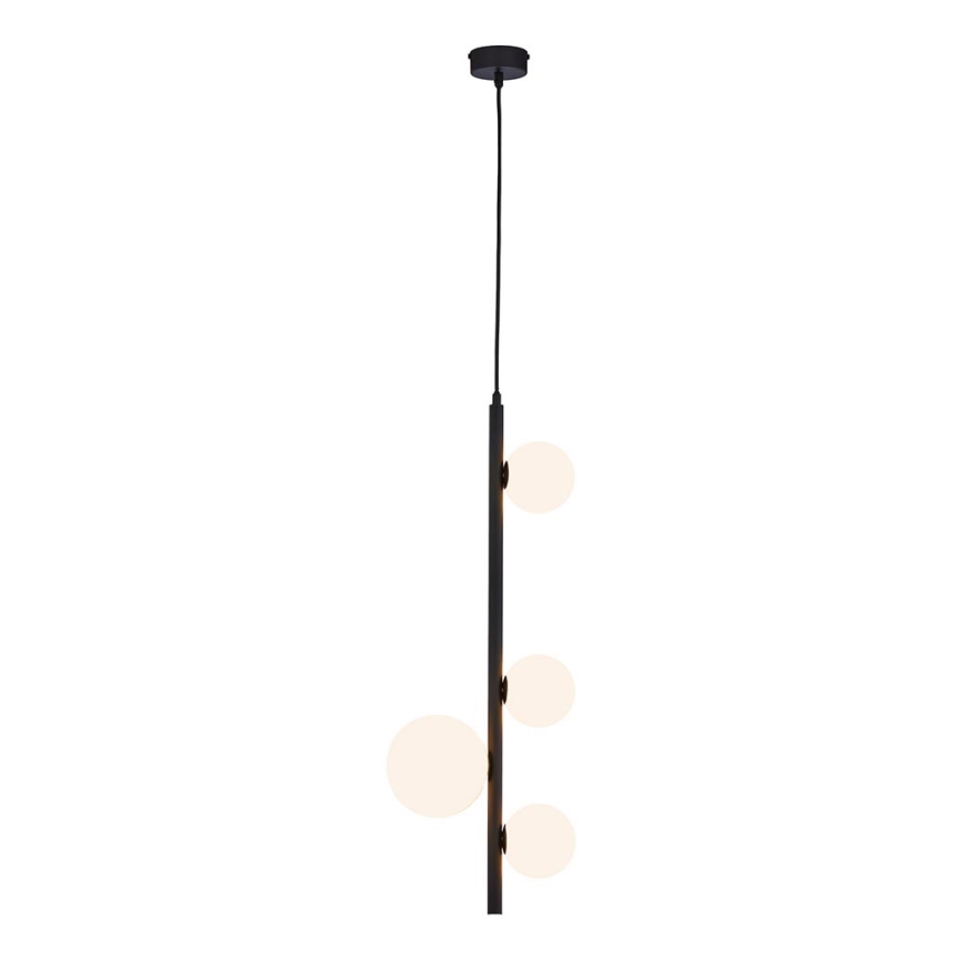 Jupiter 1926 - Candelabro suspenso TAIDA 4xG9/40W/230V preto