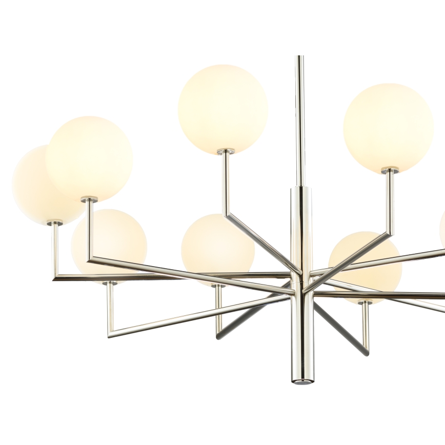 Jupiter 1936 - Candelabro suspenso FEME 10xG9/40W/230V cromado brilhante