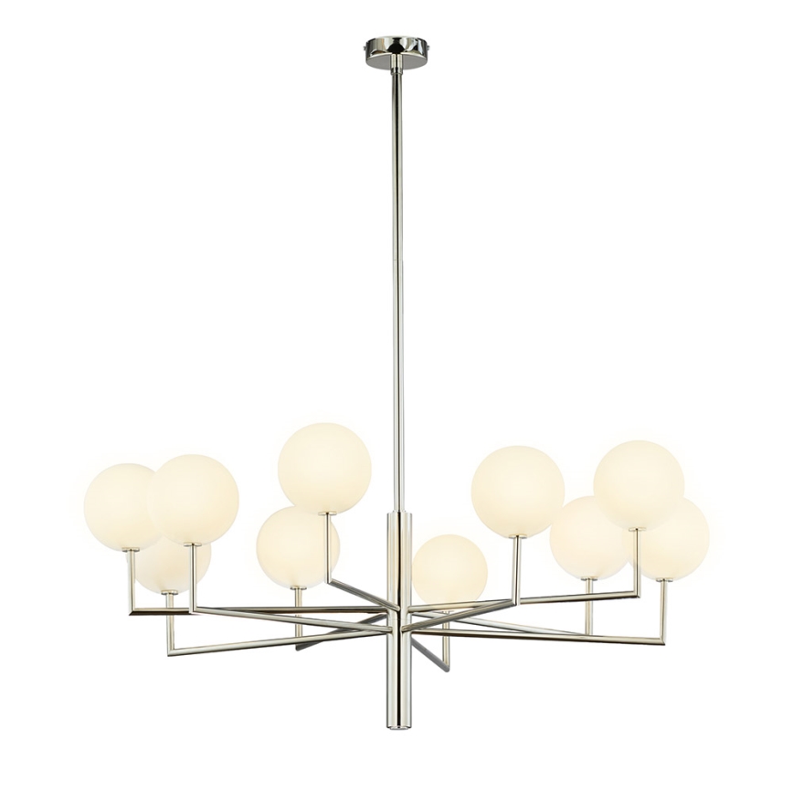 Jupiter 1936 - Candelabro suspenso FEME 10xG9/40W/230V cromado brilhante