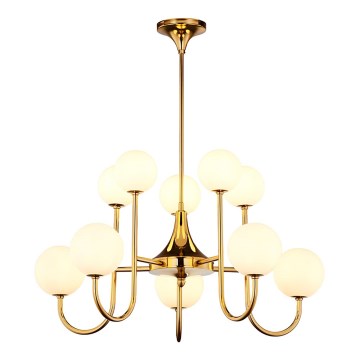 Jupiter 1942 - Candelabro suspenso SELEN 10xG9/40W/230V latão