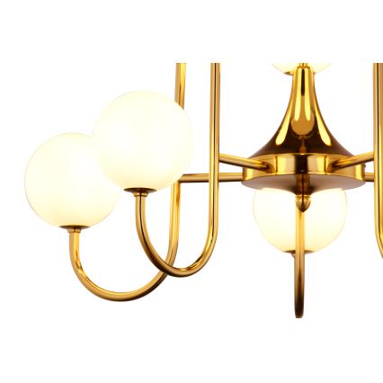 Jupiter 1942 - Candelabro suspenso SELEN 10xG9/40W/230V latão