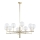 Jupiter 1976 - Candelabro suspenso FEME 10xG9/10W/230V dourada