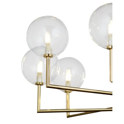 Jupiter 1976 - Candelabro suspenso FEME 10xG9/10W/230V dourada