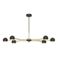 Jupiter 1979 - Candeeiro suspenso TIANA 6xGU10/10W/230V preto/dourado