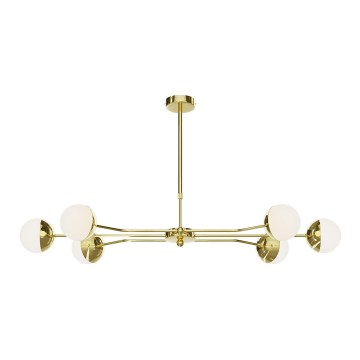 Jupiter 1980 - Candeeiro suspenso TRENTO 6xG9/10W/230V dourado
