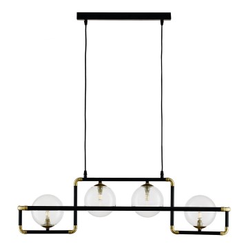 Jupiter 1982 - Candeeiro suspenso ZAFRA 4xG9/10W/230V preto