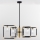 Jupiter 1985 - Candelabro suspenso IBRA 5xG9/10W/230V preto/dourada