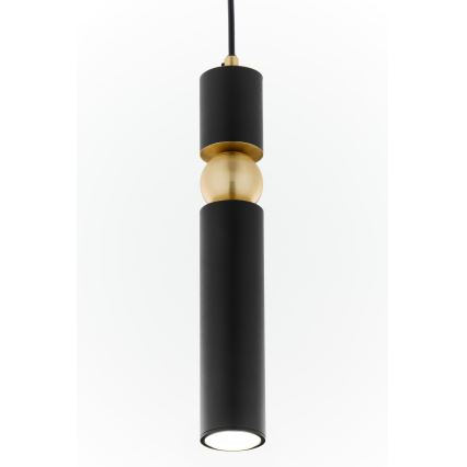 Jupiter 2003 - Candeeiro suspenso ALAS 1xGU10/10W/230V preto/dourado