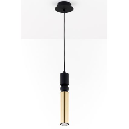 Jupiter 2006 - Candeeiro suspenso ALAS 1xGU10/10W/230V dourado/preto
