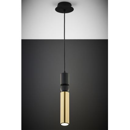 Jupiter 2006 - Candeeiro suspenso ALAS 1xGU10/10W/230V dourado/preto