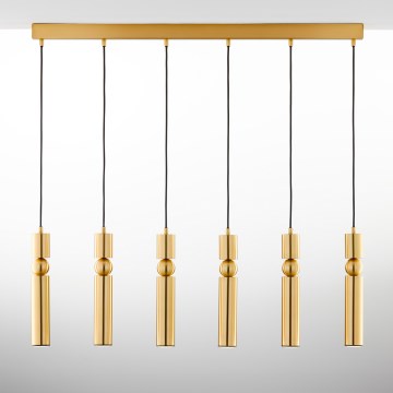 Jupiter 2011 - Candeeiro suspenso ALAS 6xGU10/10W/230V dourado