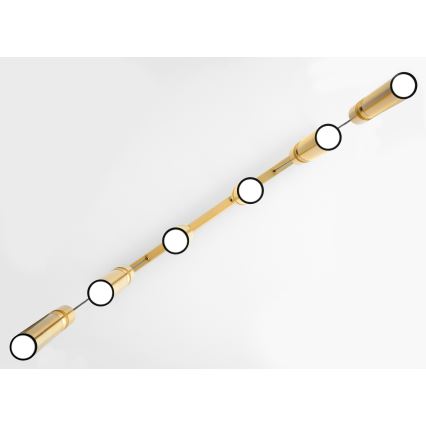 Jupiter 2011 - Candeeiro suspenso ALAS 6xGU10/10W/230V dourado