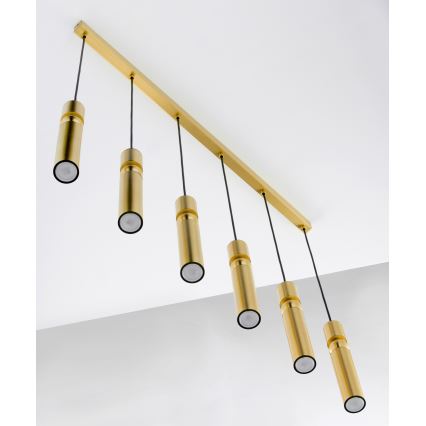 Jupiter 2011 - Candeeiro suspenso ALAS 6xGU10/10W/230V dourado