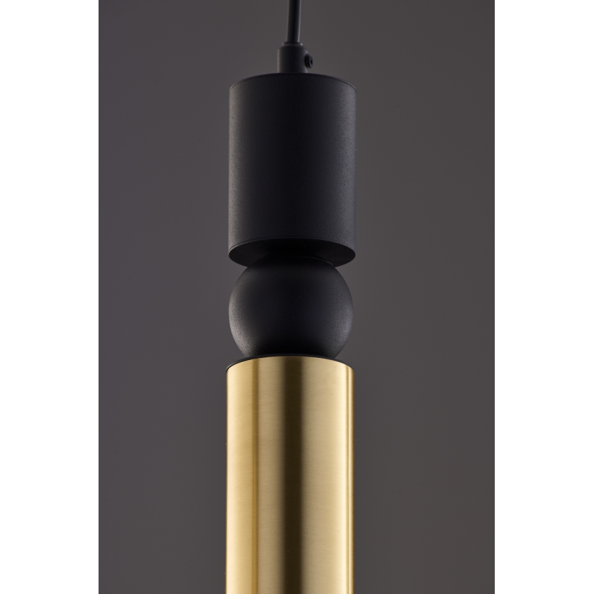 Jupiter 2012 - Candeeiro suspenso ALAS 5xGU10/10W/230V preto/dourado