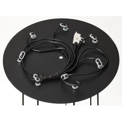 Jupiter 2015 - Candeeiro suspenso ALAS 7xGU10/10W/230V preto/dourado