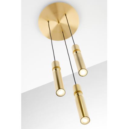 Jupiter 2019 - Candeeiro suspenso ALAS 3xGU10/10W/230V dourado