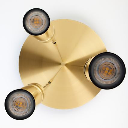 Jupiter 2019 - Candeeiro suspenso ALAS 3xGU10/10W/230V dourado