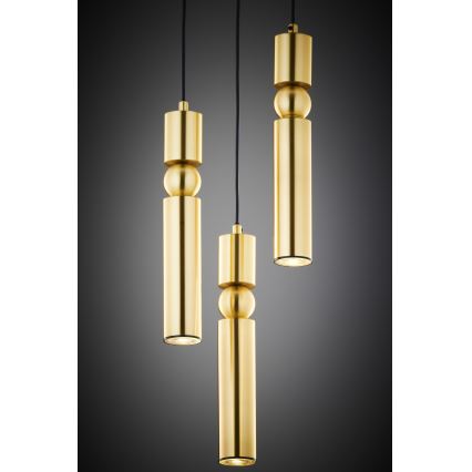 Jupiter 2019 - Candeeiro suspenso ALAS 3xGU10/10W/230V dourado