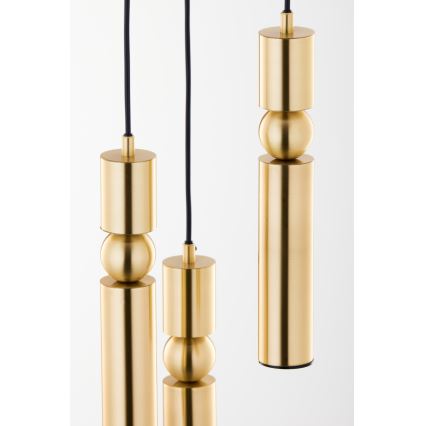 Jupiter 2019 - Candeeiro suspenso ALAS 3xGU10/10W/230V dourado