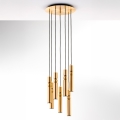 Jupiter 2021 - Candeeiro suspenso ALAS 7xGU10/10W/230V dourado