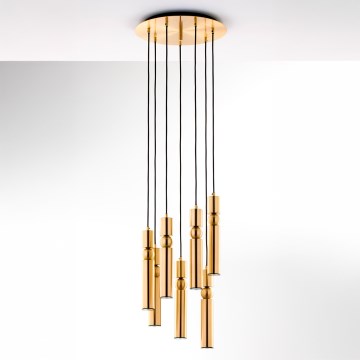 Jupiter 2021 - Candeeiro suspenso ALAS 7xGU10/10W/230V dourado