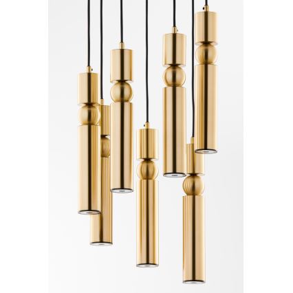 Jupiter 2021 - Candeeiro suspenso ALAS 7xGU10/10W/230V dourado