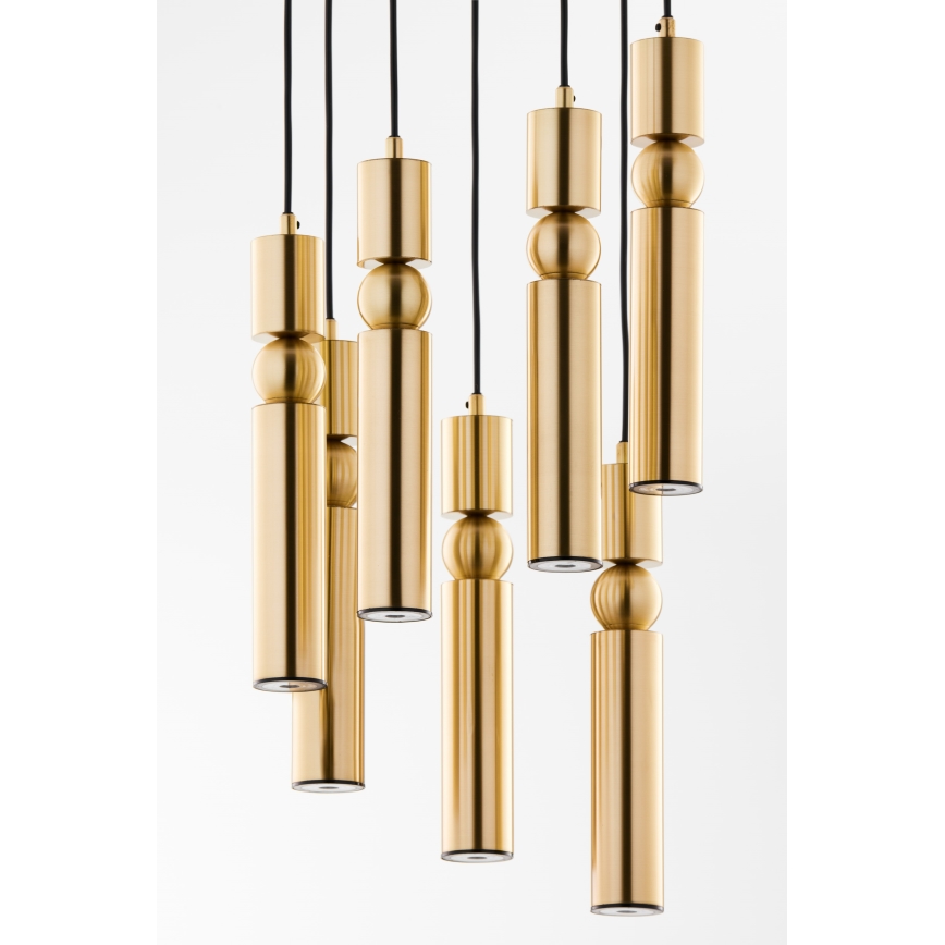 Jupiter 2021 - Candeeiro suspenso ALAS 7xGU10/10W/230V dourado