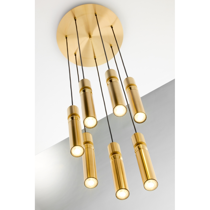 Jupiter 2021 - Candeeiro suspenso ALAS 7xGU10/10W/230V dourado