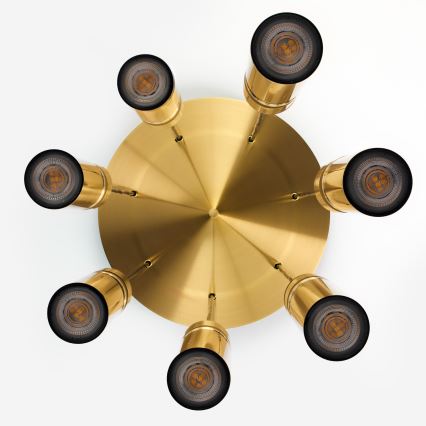 Jupiter 2021 - Candeeiro suspenso ALAS 7xGU10/10W/230V dourado