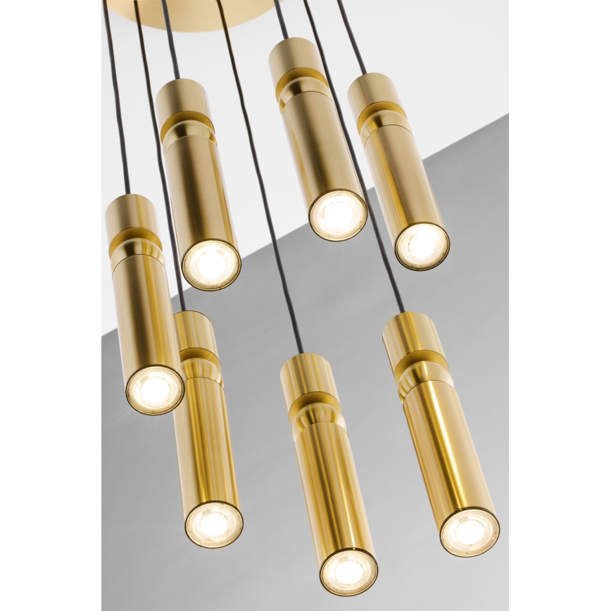 Jupiter 2021 - Candeeiro suspenso ALAS 7xGU10/10W/230V dourado