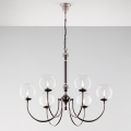 Jupiter 2022 - Candeeiro suspenso BRILLANTE 6xG9/10W/230V cromado brilhante