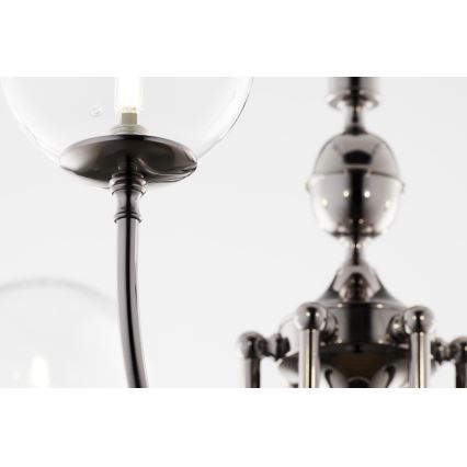 Jupiter 2022 - Candeeiro suspenso BRILLANTE 6xG9/10W/230V cromado brilhante