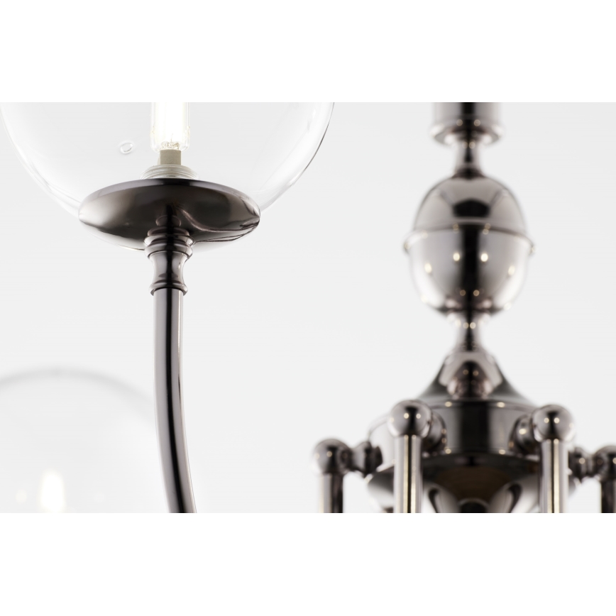 Jupiter 2022 - Candeeiro suspenso BRILLANTE 6xG9/10W/230V cromado brilhante