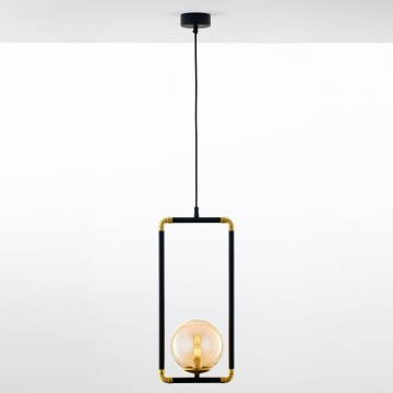 Jupiter 2024 - Candeeiro suspenso ZAFRA 1xG9/10W/230V preto/dourado/bege