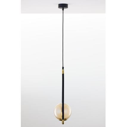 Jupiter 2024 - Candeeiro suspenso ZAFRA 1xG9/10W/230V preto/dourado/bege
