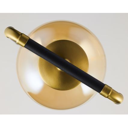 Jupiter 2024 - Candeeiro suspenso ZAFRA 1xG9/10W/230V preto/dourado/bege